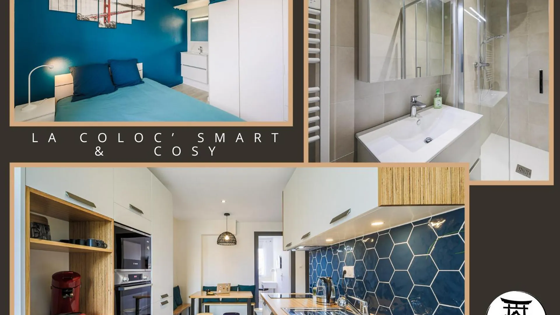 La Coloc' Smart & Cosy - 4 Chambres Differentes Et Privatives Sont Disponible Dans Ce T4 De 80M2 En Colocation - Jusqu'A 2 Personnes Par Chambre - 1 Lit Double Par Chambre グルノーブル