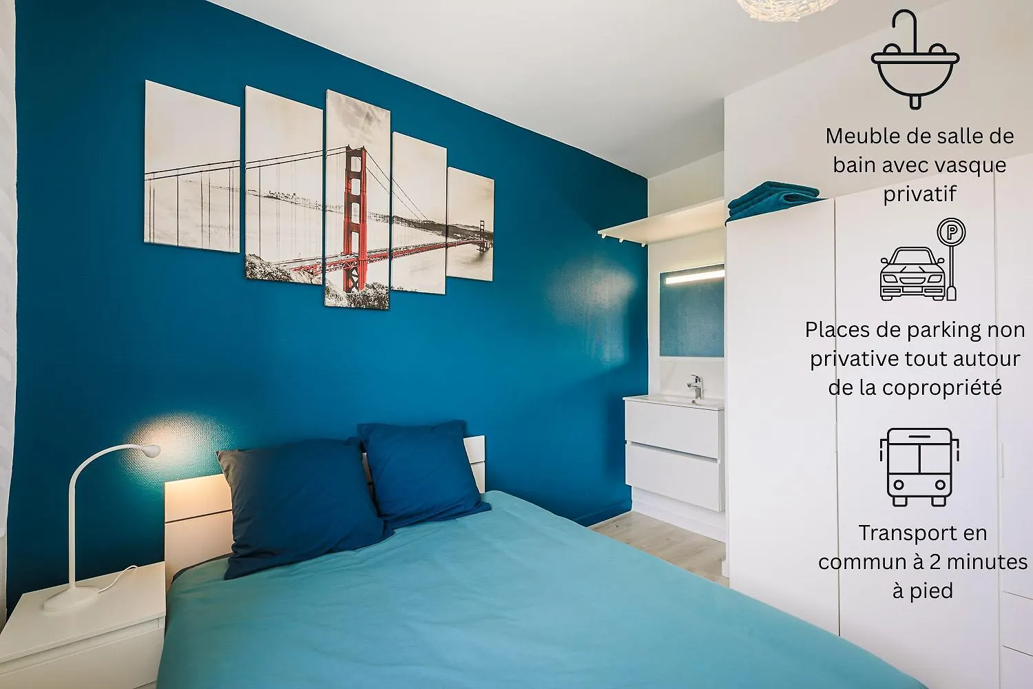 La Coloc' Smart & Cosy - 4 Chambres Differentes Et Privatives Sont Disponible Dans Ce T4 De 80M2 En Colocation - Jusqu'A 2 Personnes Par Chambre - 1 Lit Double Par Chambre グルノーブル アパート