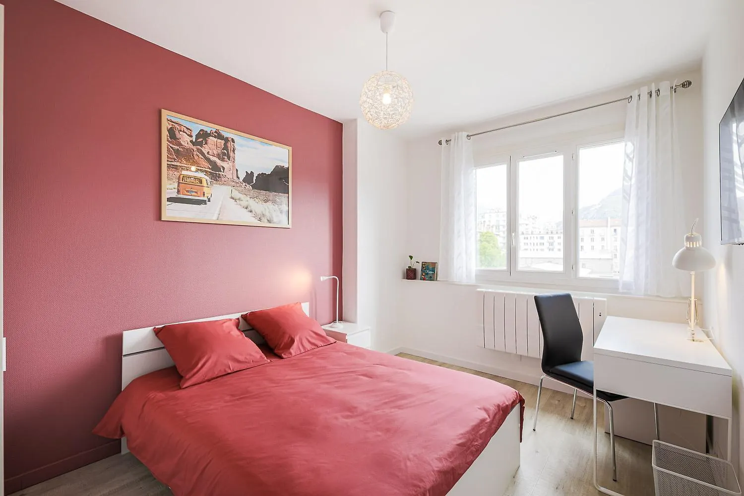 アパート La Coloc' Smart & Cosy - 4 Chambres Differentes Et Privatives Sont Disponible Dans Ce T4 De 80M2 En Colocation - Jusqu'A 2 Personnes Par Chambre - 1 Lit Double Par Chambre グルノーブル フランス